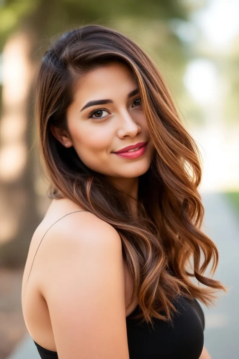 Outdoor headshot portrait